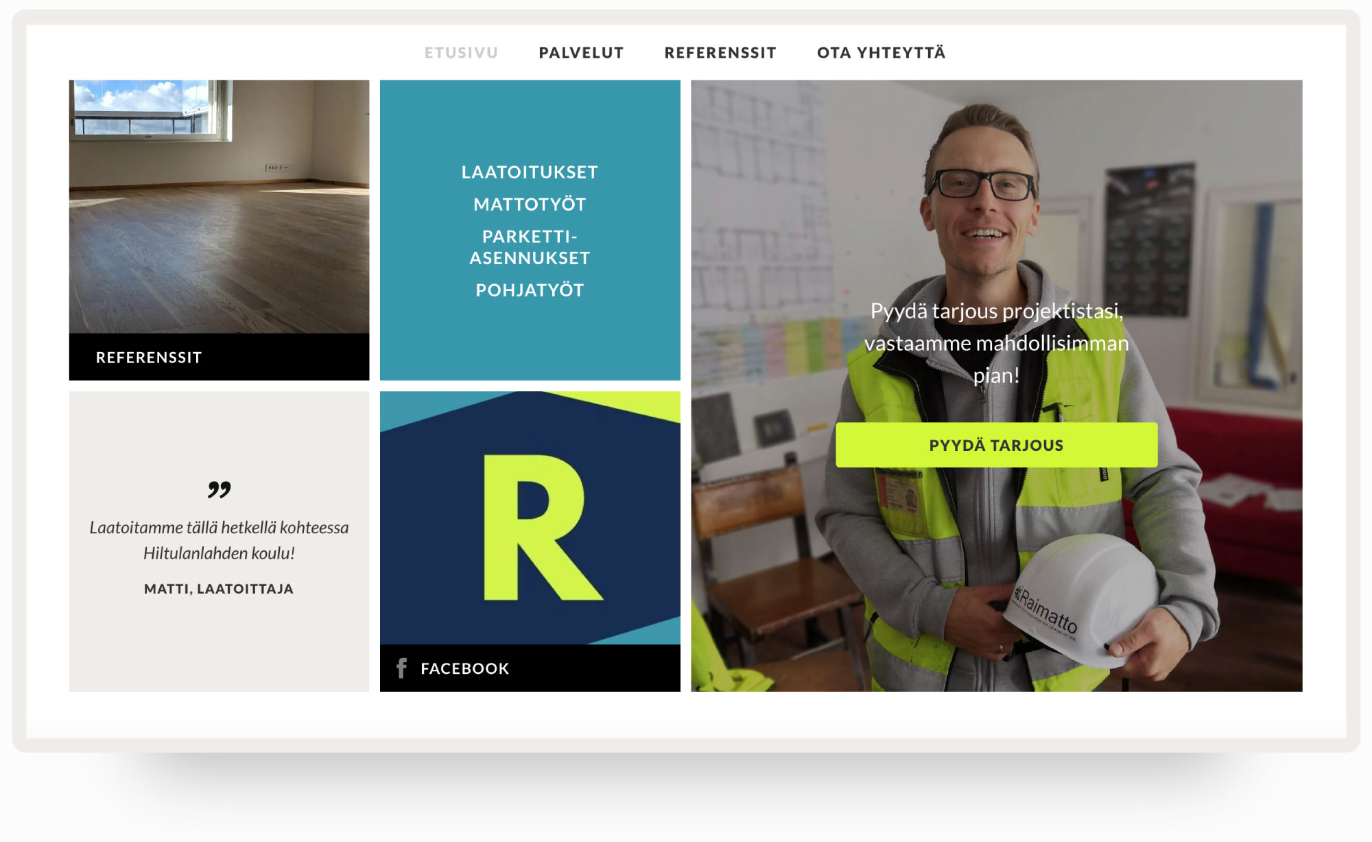 Edulliset nettisivut aloittavalle yritykselle